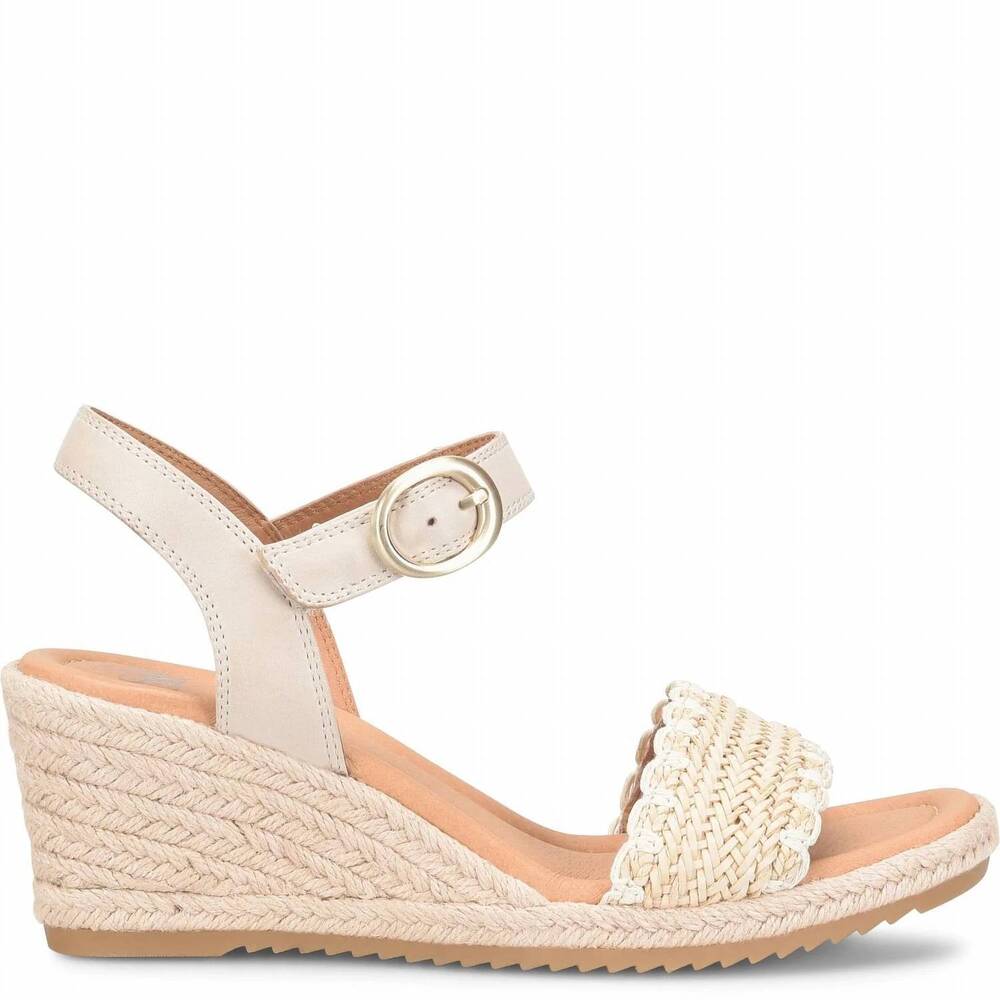 NEW SOFFT women's inez wedge sandals in beige